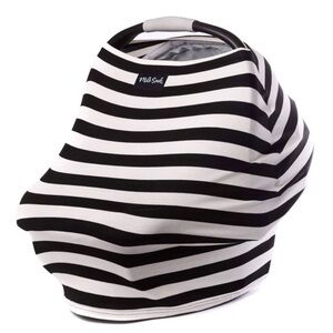 Milk Snob Nursing Cover + Car Seat Canopy in striped